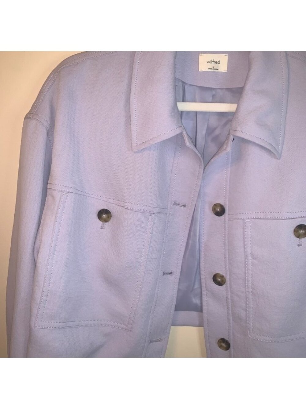 Aritzia Wilfred Little Cropped Jacket L - Picture 6 of 8
